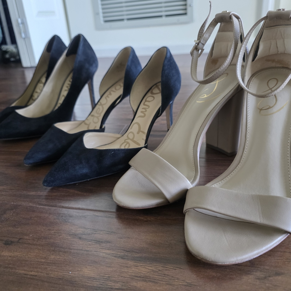 Sam Edelman Lot - Three High Heels - 7W